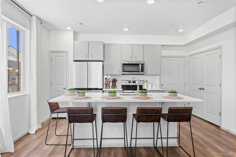 Furnished interior view inside a new home in Green Valley Ranch, Aurora (Image 8).