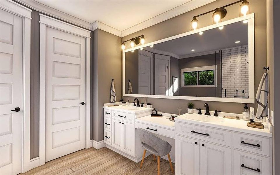 Furnished interior view inside a new home in , Bremen (Image 10).