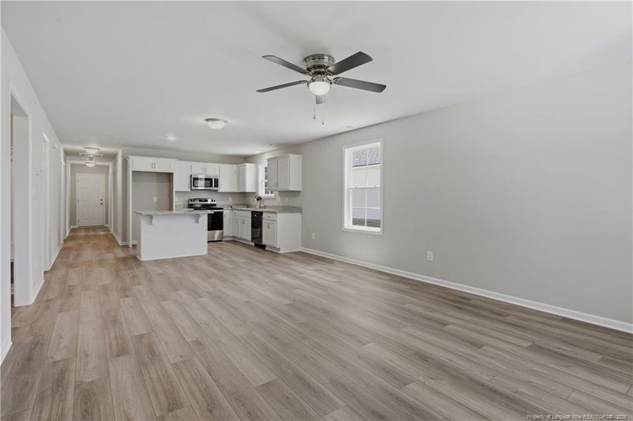 Luxury vinyl plank flooring