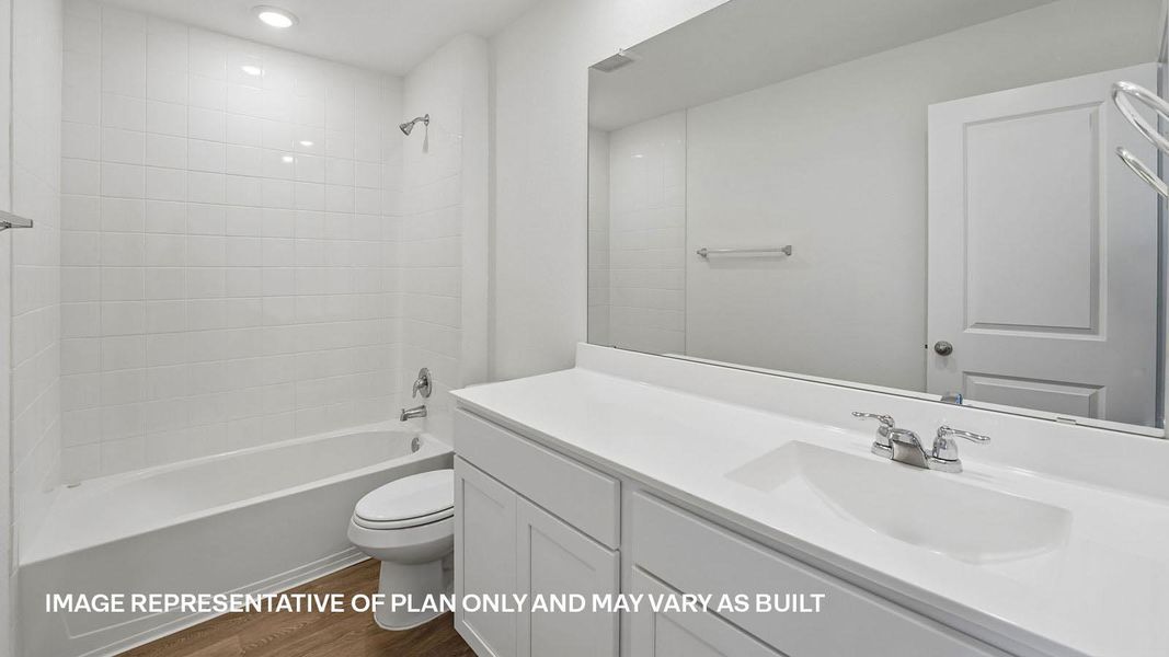 Furnished interior view inside a new home in Valverde, Bastrop (Image 4).