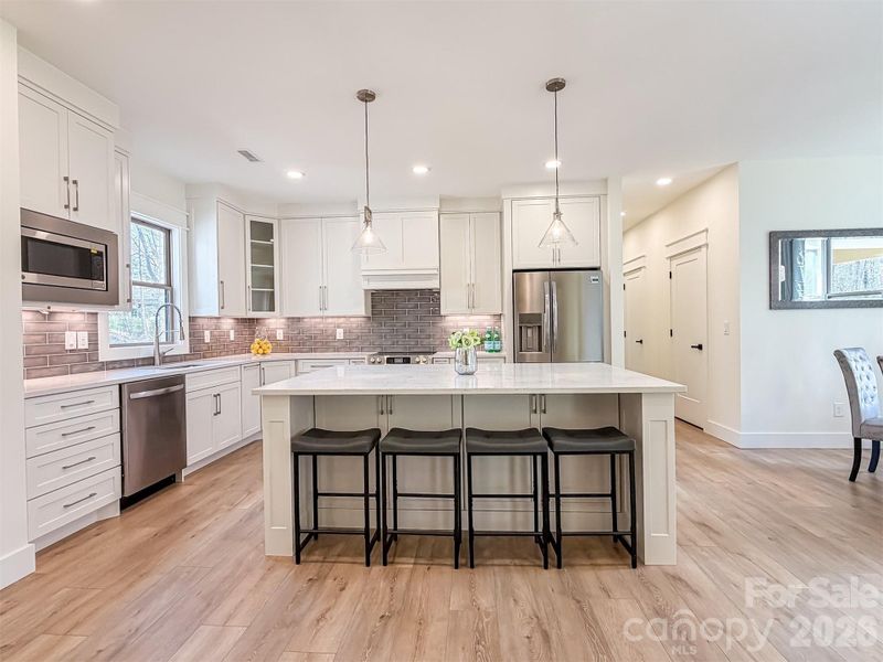 Furnished interior view inside a new home in , Newton (Image 18).