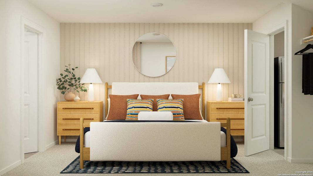 Furnished interior view inside a new home in Flora Meadows, Converse (Image 5).