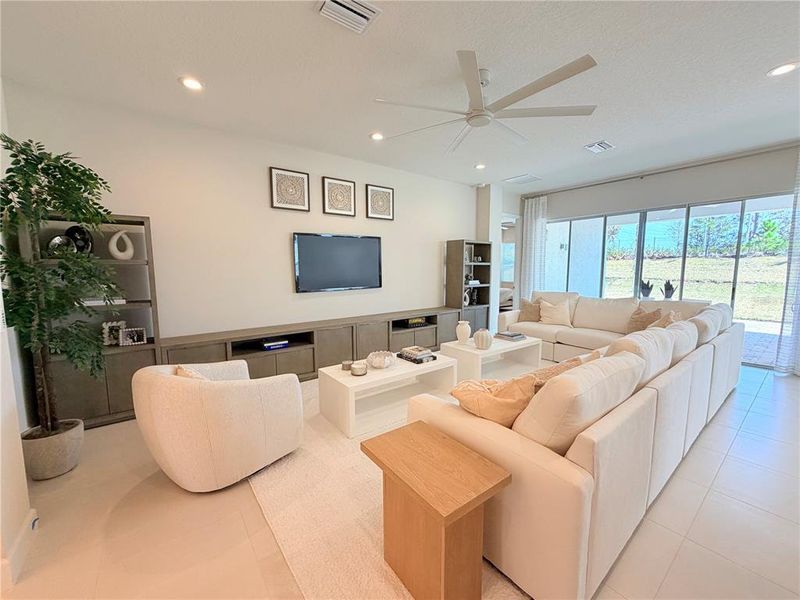 Furnished interior view inside a new home in Valencia Ridge, Wesley Chapel (Image 13).