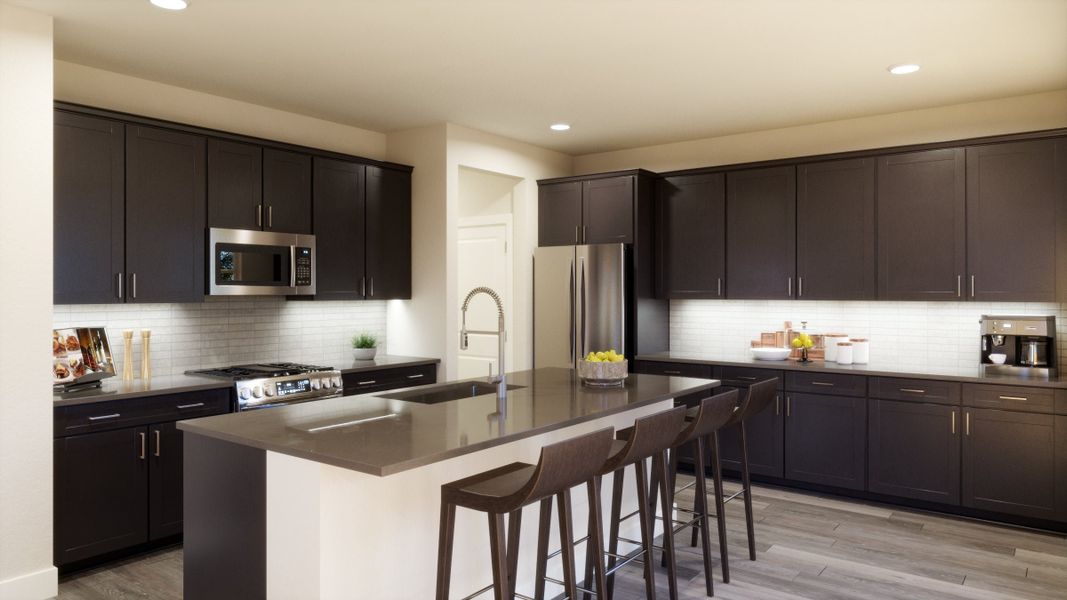 Representative furnished interior of a home built from the 3 by Trumark Homes in Trumark Homes at Tanterra, Parker (Image 6).