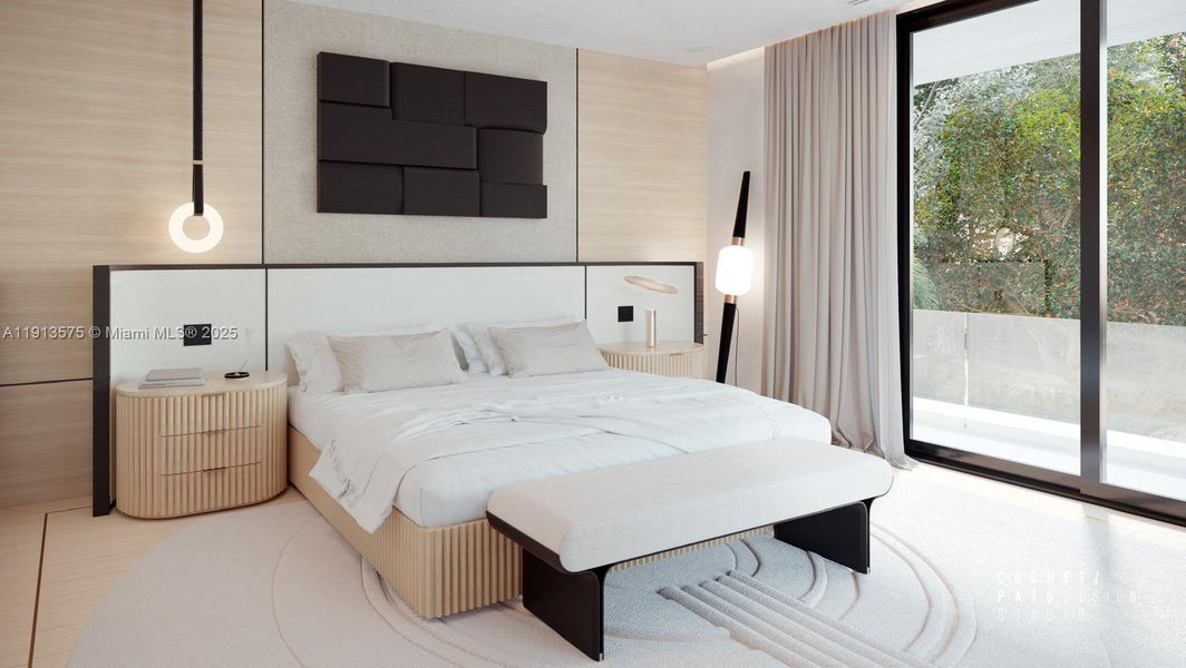 Furnished interior view inside a new home in , Miami (Image 5). Furnished interior view inside a new home in , Miami (Image 5).