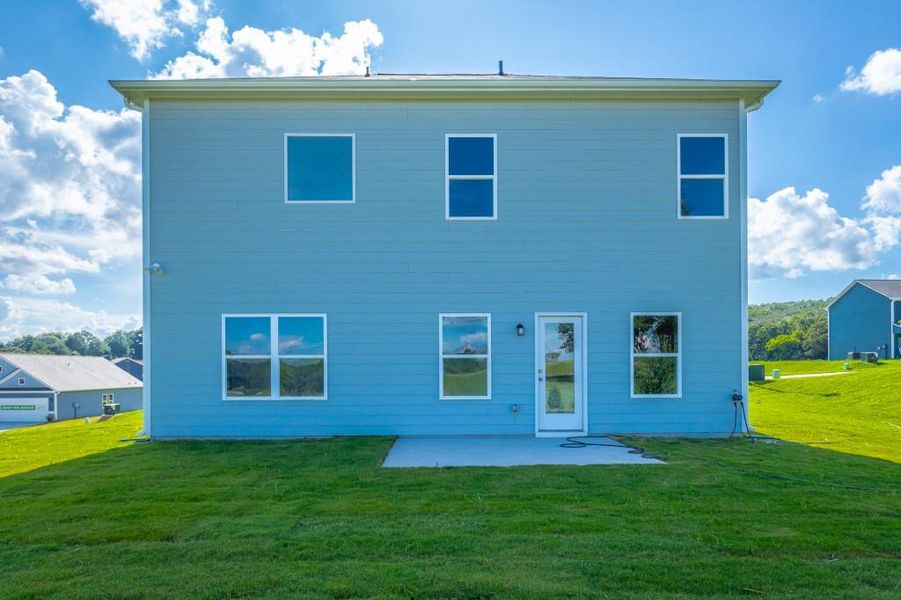 Exterior details and patio area of a home in Laurel Ridge, Rock Spring (Image 4).
