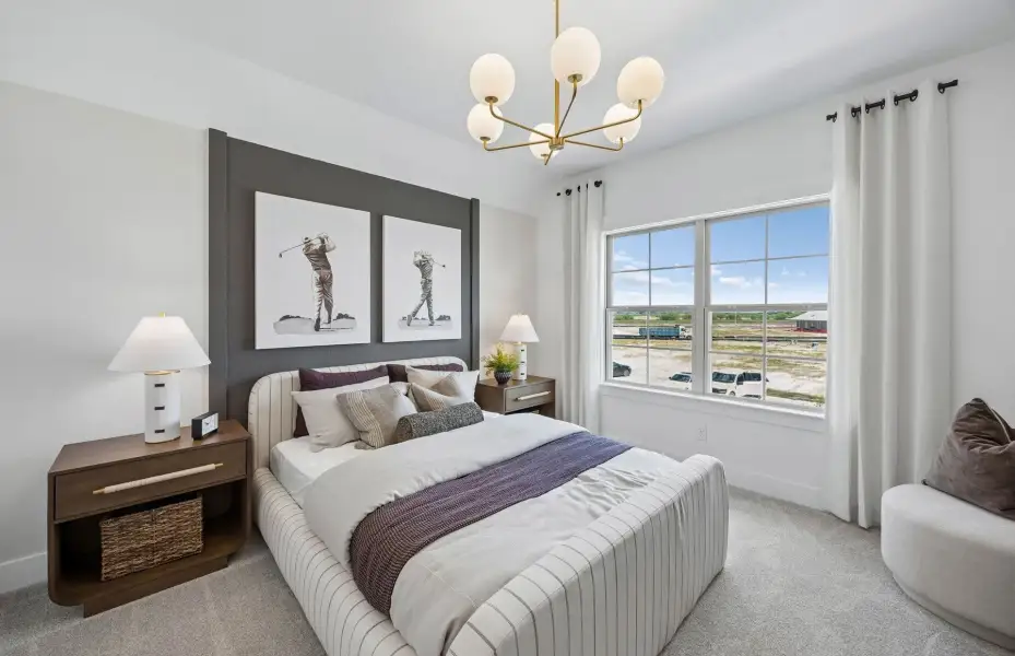 Representative furnished interior of a home built from the Hillsboro by Pulte Homes in Spring Branch Preserve, Montgomery (Image 16).