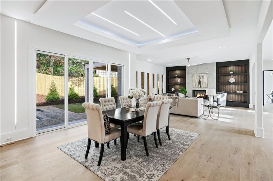 Furnished interior view inside a new home in , Atlanta (Image 5). Furnished interior view inside a new home in , Atlanta (Image 5).