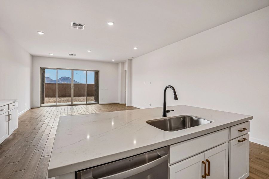 Kitchen and great room