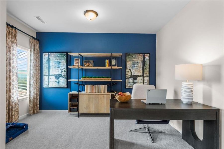 Furnished interior view inside a new home in Sagebrook, Powder Springs (Image 6).