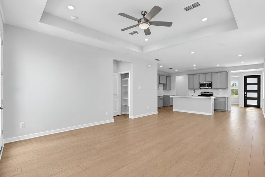 Spacious, unfurnished interior of a new home in Avalon at Cypress, Cypress (Image 14).