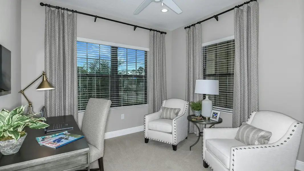 Furnished interior view inside a new home in Vicenza Real Estate and Homes for Sale in North Venice, FL - Neal Communities, Nokomis (Image 9).