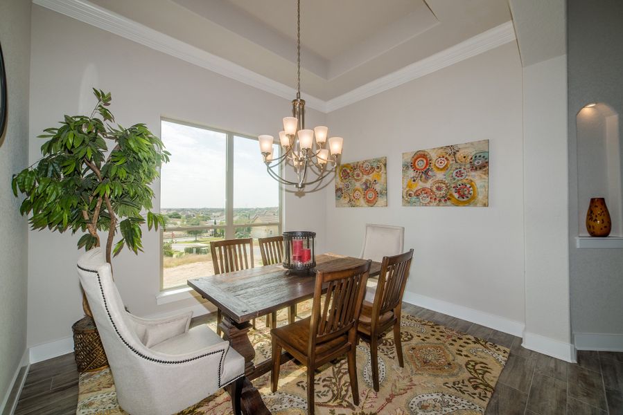 Representative furnished interior of a home built from the The Biltmore by Whitestone Custom Homes in Johnson Ranch, Bulverde (Image 9). Representative furnished interior of a home built from the The Biltmore by Whitestone Custom Homes in Johnson Ranch, Bulverde (Image 9).