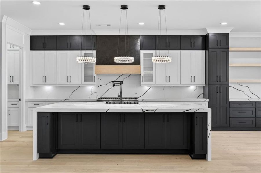 Furnished interior view inside a new home in , Buford (Image 18).