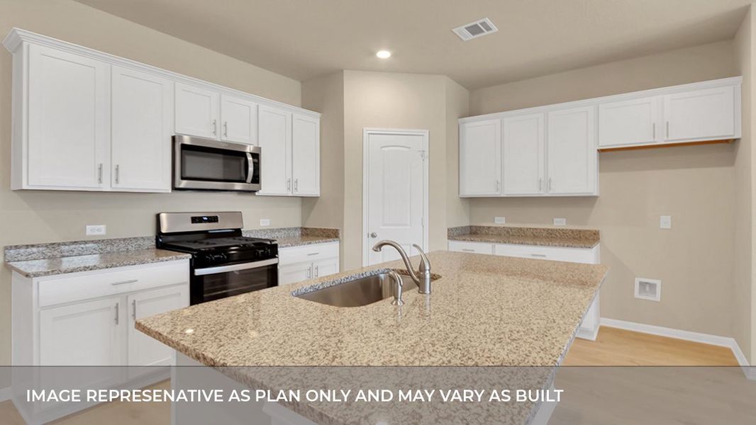 Furnished interior view inside a new home in Bar W Ranch, Leander (Image 6).