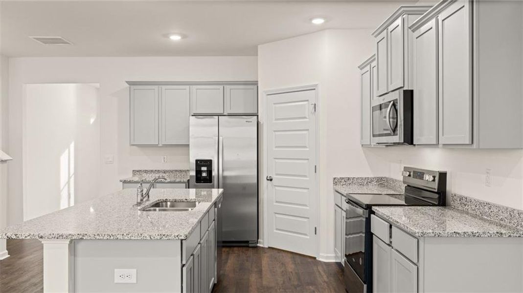 Furnished interior view inside a new home in Jackson Landing, Jefferson (Image 5).