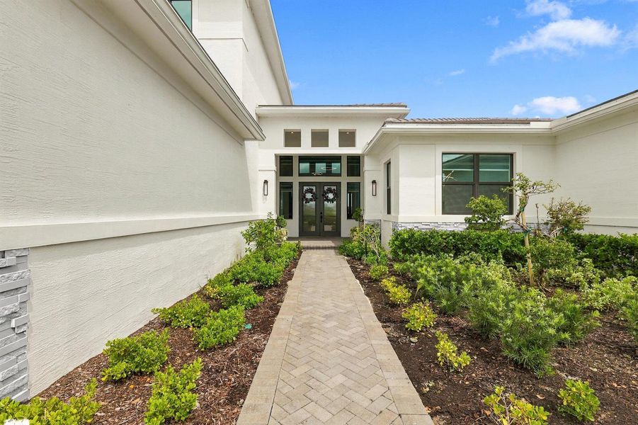 Landscaped Private Courtyard Entrance Landscaped Private Courtyard Entrance