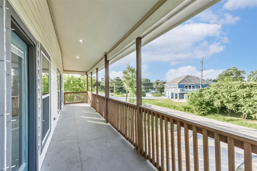 Savor stunning sunsets from the beautiful balcony at the front of the home, or relax on the equally charming balcony at the back! Savor stunning sunsets from the beautiful balcony at the front of the home, or relax on the equally charming balcony at the back!