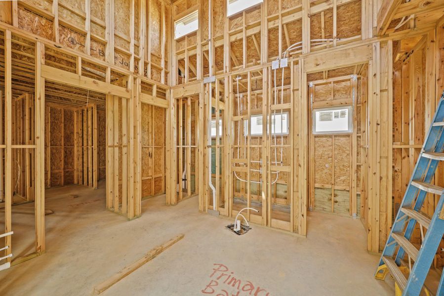 Spacious, unfurnished interior of a new home in Bridgeland, Cypress (Image 24).