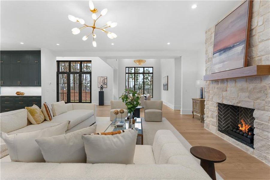 Furnished interior view inside a new home in , Greensboro (Image 40). Furnished interior view inside a new home in , Greensboro (Image 40).