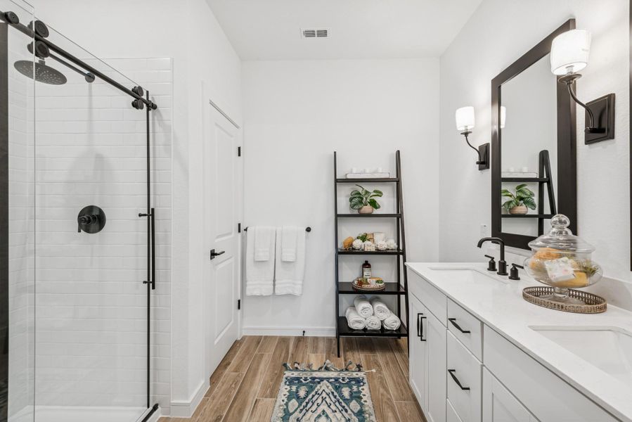 Serene primary bath (*Photo not of actual home and used for illustration purposes only.)
