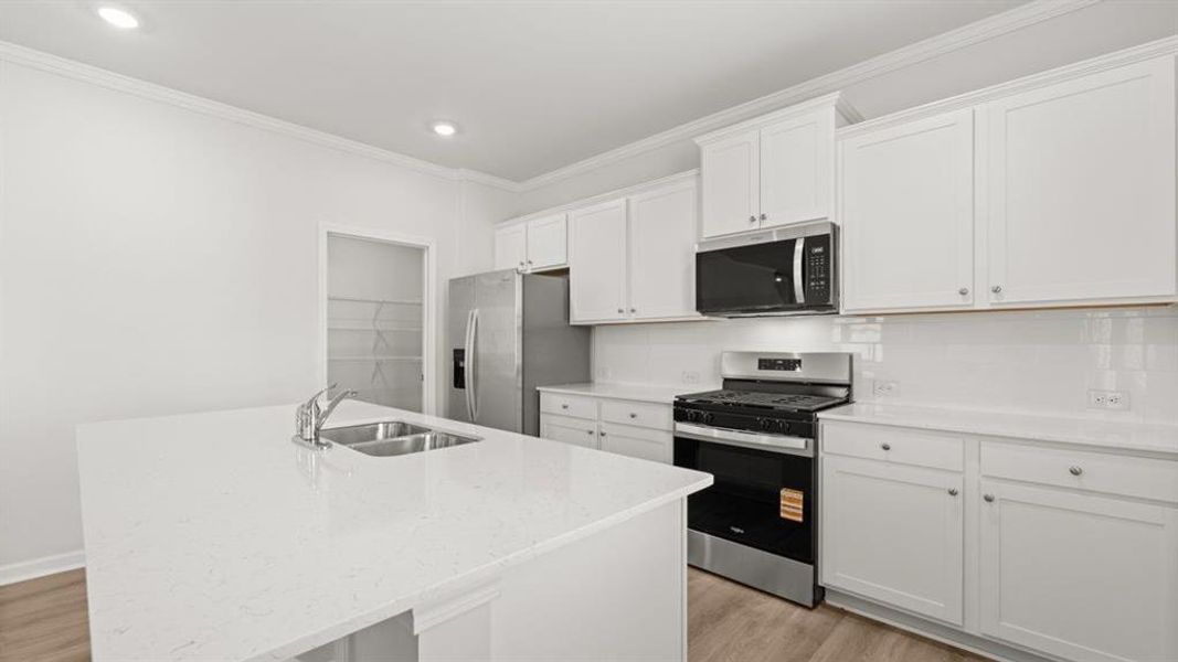 Furnished interior view inside a new home in Braselton Village, Braselton (Image 6).