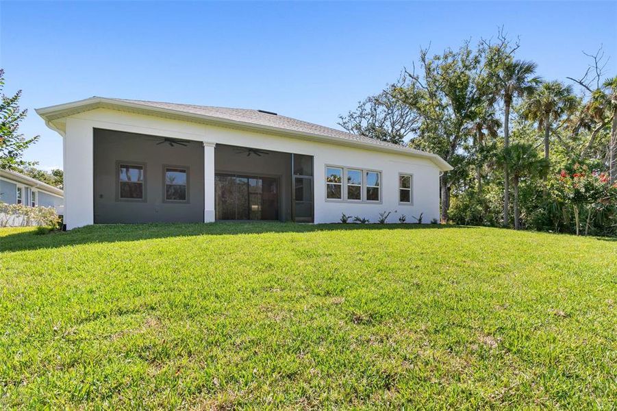 Exterior details and patio area of a home in , Palm Coast (Image 36). Exterior details and patio area of a home in , Palm Coast (Image 36).