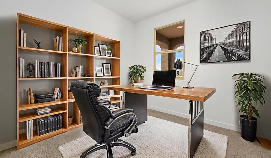 Furnished interior view inside a new home in The Oasis at Rocking K, Vail (Image 11).