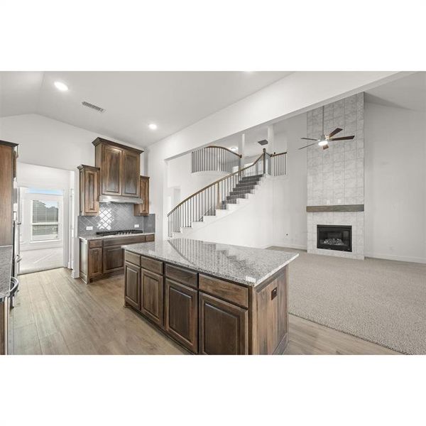 Furnished interior view inside a new home in The Villages at Charleston, Glenn Heights (Image 12).