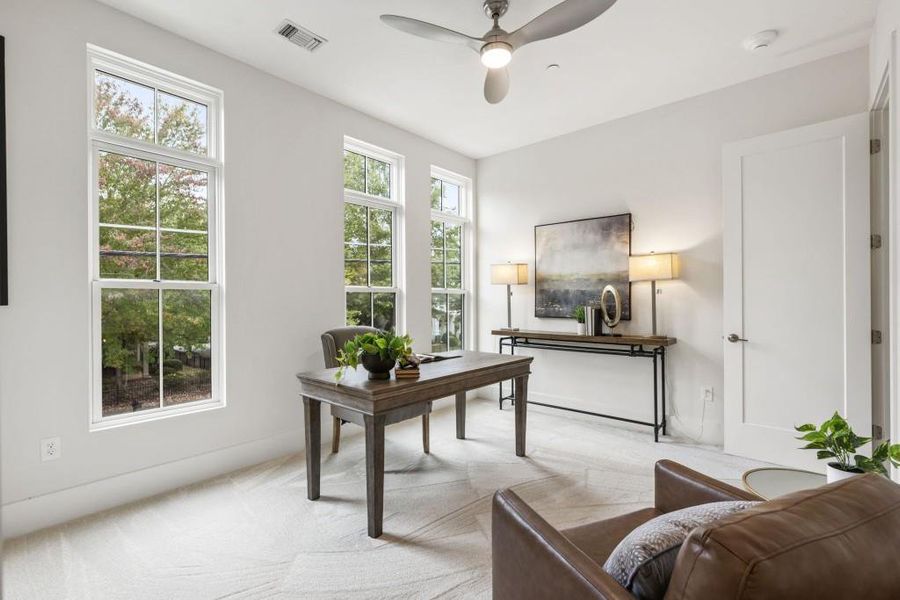 Furnished interior view inside a new home in , Alpharetta (Image 28).