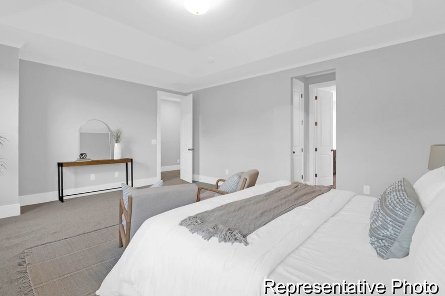 Furnished interior view inside a new home in Homecoming, Ravenel (Image 25).