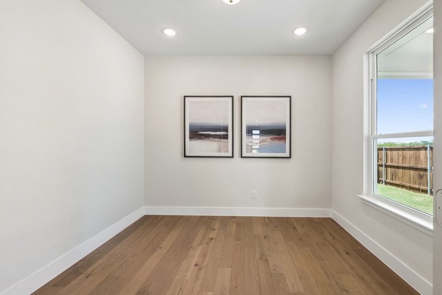 Representative unfurnished interior of a home built from the Park Place by Landon Homes in Fields - East Village, Frisco (Image 24). Representative unfurnished interior of a home built from the Park Place by Landon Homes in Fields - East Village, Frisco (Image 24).