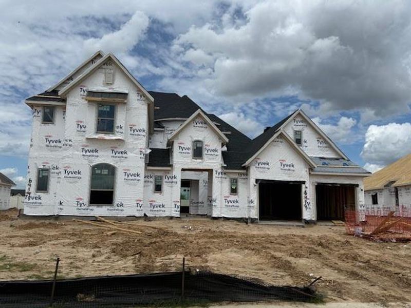 In-progress construction of a new home in Valencia, Manvel, TX (Image 9). In-progress construction of a new home in Valencia, Manvel, TX (Image 9).