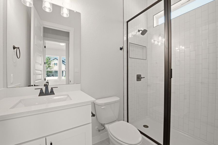 Furnished interior view inside a new home in Heritage, Dripping Springs (Image 15).