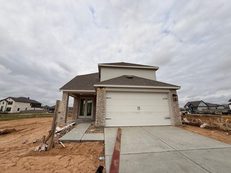 In-progress construction of a new home in Pomona, Manvel, TX (Image 22).