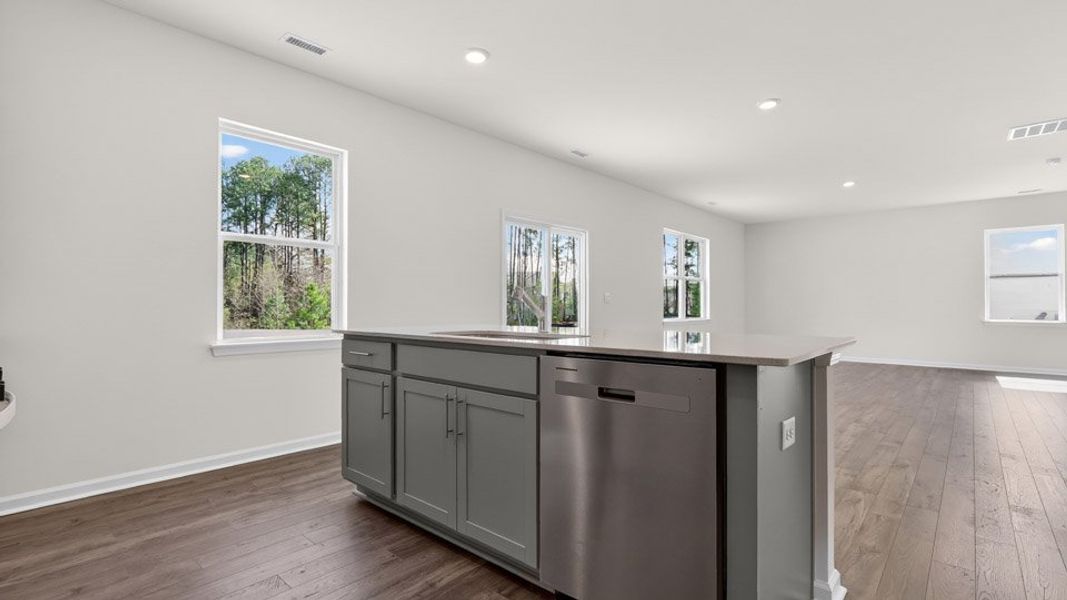 Furnished interior view inside a new home in The Landing at Winston Pointe, Clayton (Image 6).