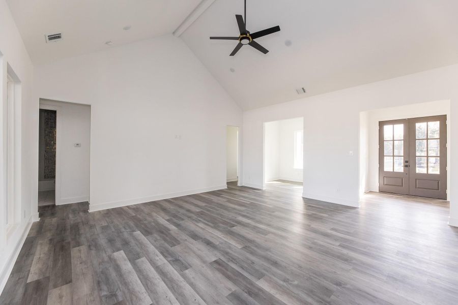 Spacious, unfurnished interior of a new home in , Cypress (Image 35).