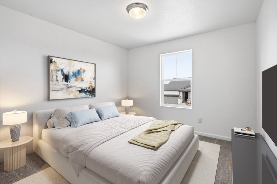 Representative furnished interior of a home built from the Eagle II by Taylor Morrison in The Town Collection at Independence, Elizabeth (Image 14).