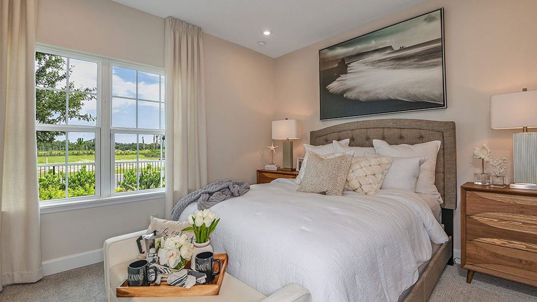 Representative furnished interior of a home built from the Sunset by Taylor Morrison in Ardisia Park, New Smyrna Beach (Image 17).