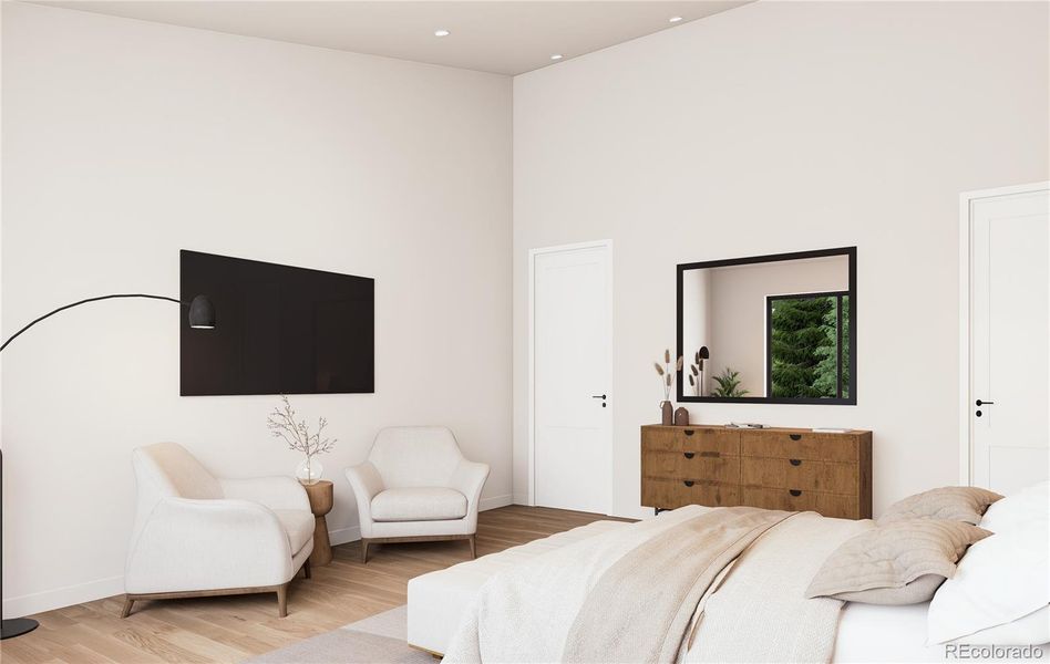 Furnished interior view inside a new home in , Conifer (Image 9).