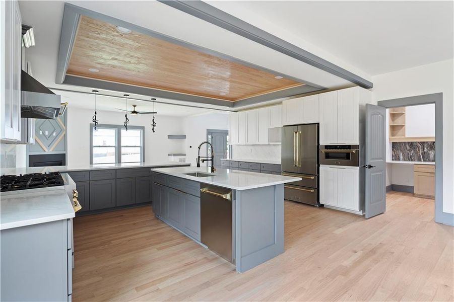 Furnished interior view inside a new home in , Decatur (Image 9).
