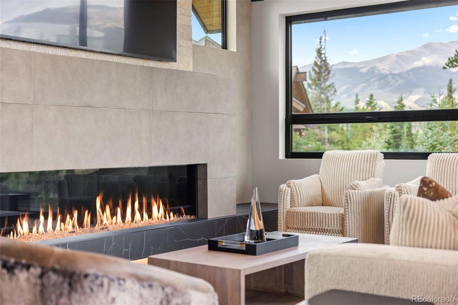 Furnished interior view inside a new home in , Breckenridge (Image 3).