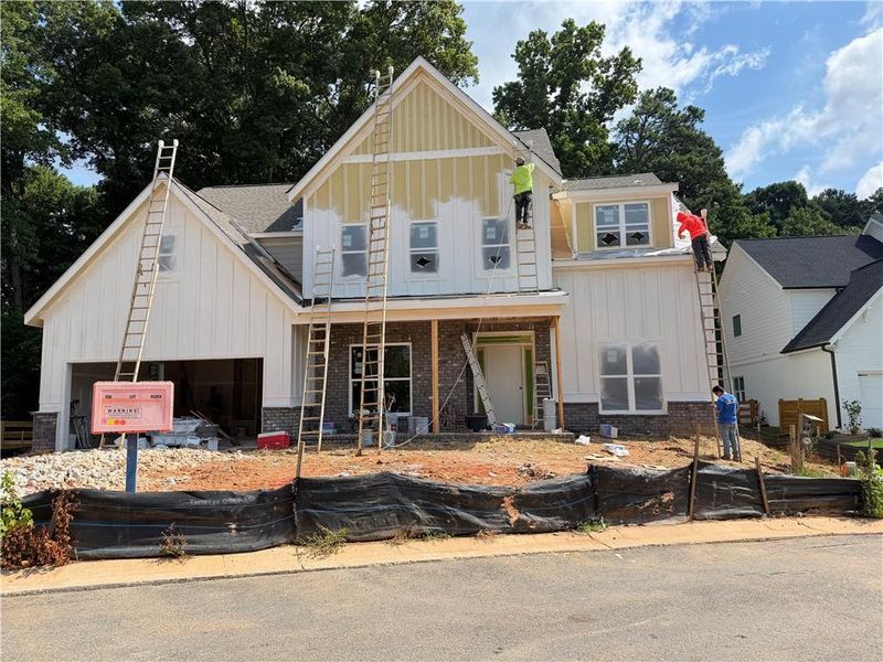 In-progress construction of a new home in , Marietta, GA (Image 11). In-progress construction of a new home in , Marietta, GA (Image 11).