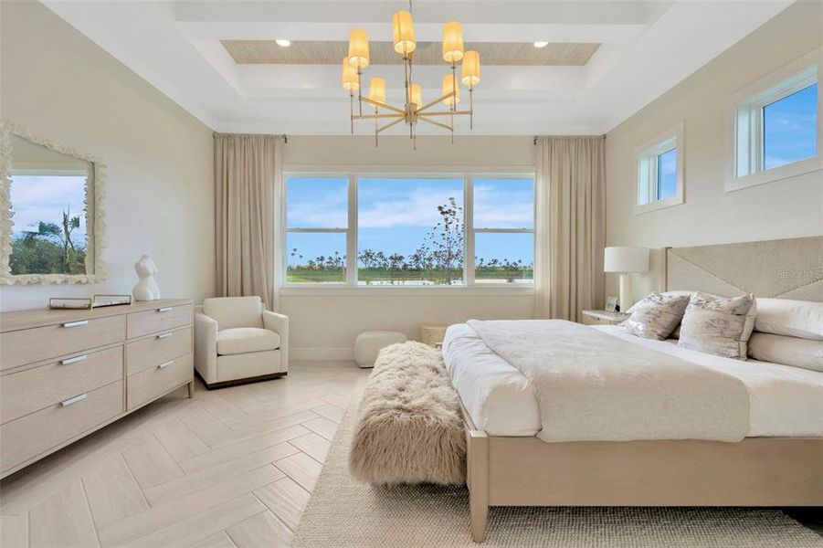 Furnished interior view inside a new home in Biscayne Landing at Seaire, Parrish (Image 8).