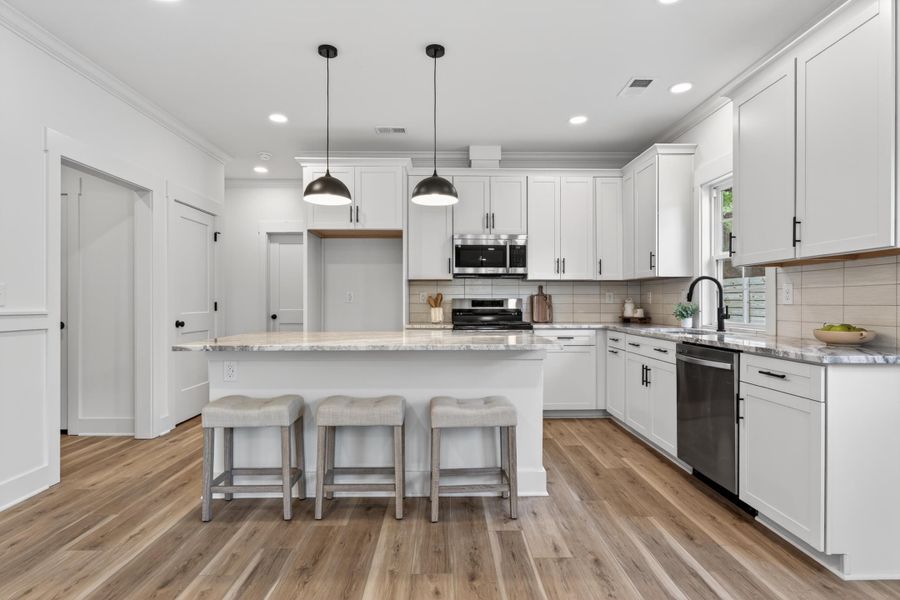 Furnished interior view inside a new home in , North Charleston (Image 10).