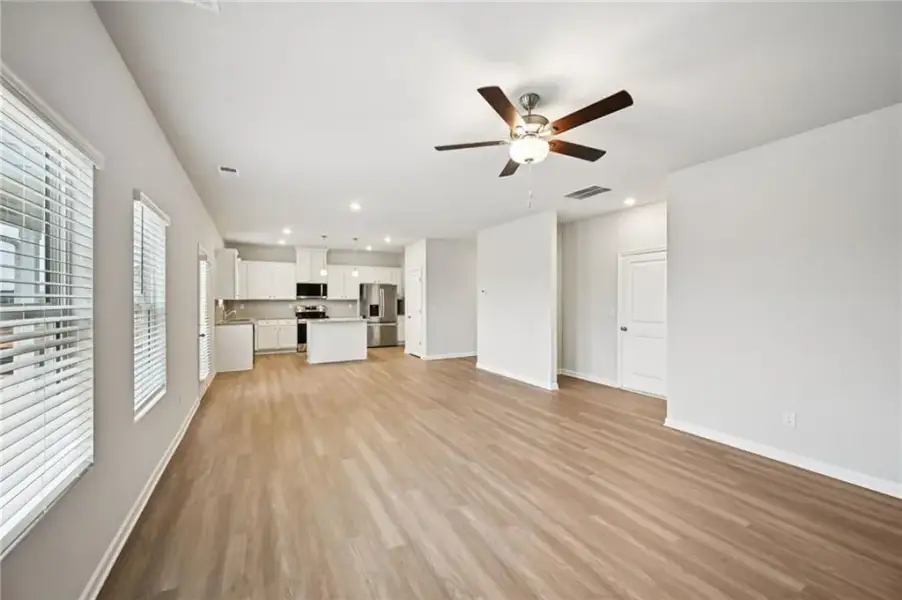 Spacious, unfurnished interior of a new home in The Hills at Cedar Creek, Winder (Image 42).