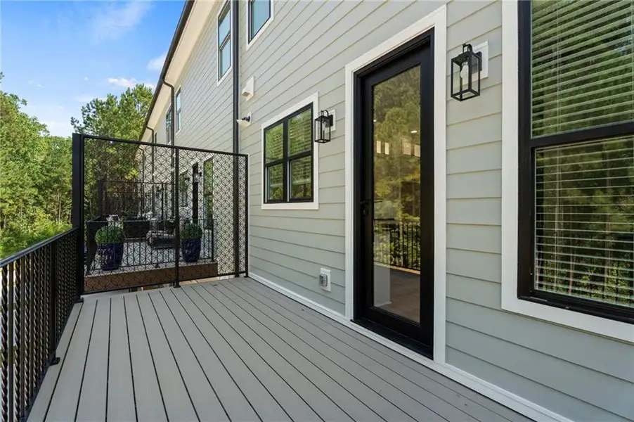 Exterior details and patio area of a home in , Stockbridge (Image 26).