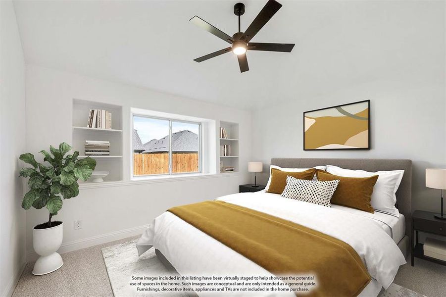 Furnished interior view inside a new home in Meadow Vista 60-65, Anna (Image 10). Furnished interior view inside a new home in Meadow Vista 60-65, Anna (Image 10).