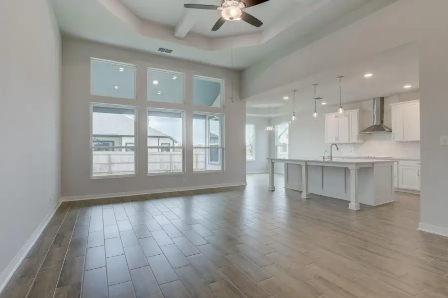 Representative unfurnished interior of a home built from the Guadalupe by Ashton Woods in Saddlebrook Ranch, Schertz (Image 22).