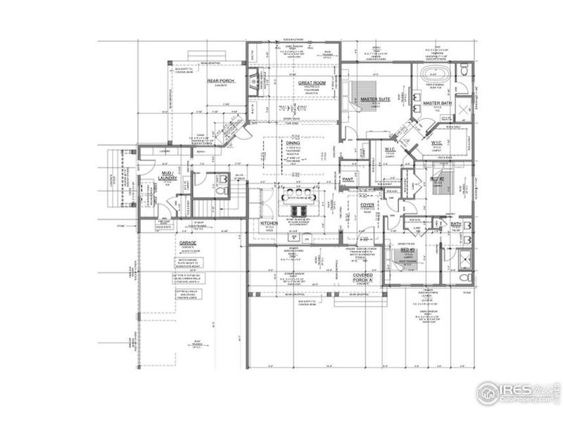 2D floor plan layout of this home in , Berthoud, CO (Image 4).